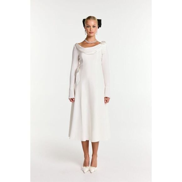 NANA JACQUELINE Giselle Dress (White) M - Picture 4 of 13